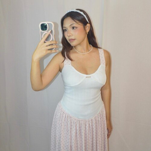Dotty Pink Dress