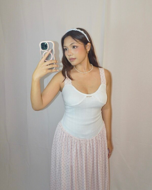 Dotty Pink Dress